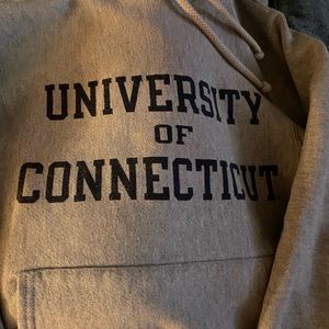 Size small woman’s UConn hooded sweatshirt.